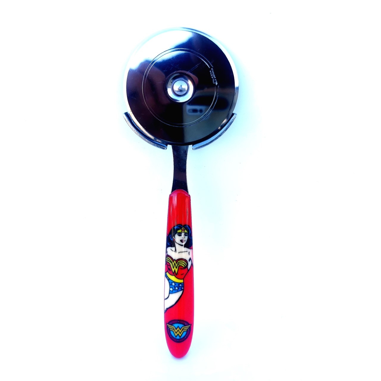 Excelsa Wonder woman Tagliapizza, Acciaio, rosso, 19x6,5x1,5 cm 